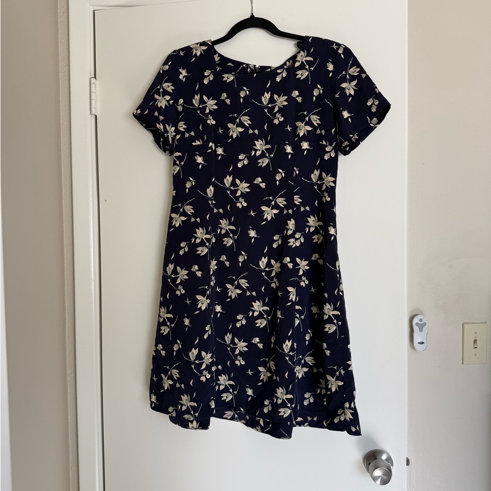 Carol Anderson Navy Floral Mini Dress
